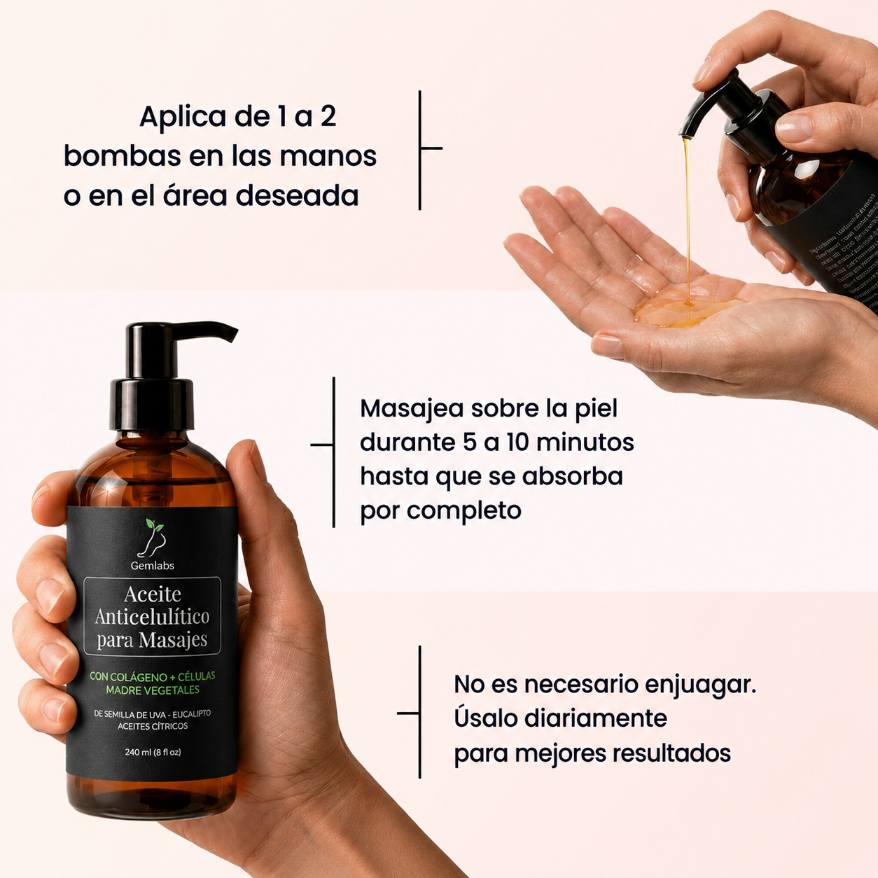 Aceite de masaje anticelulítico