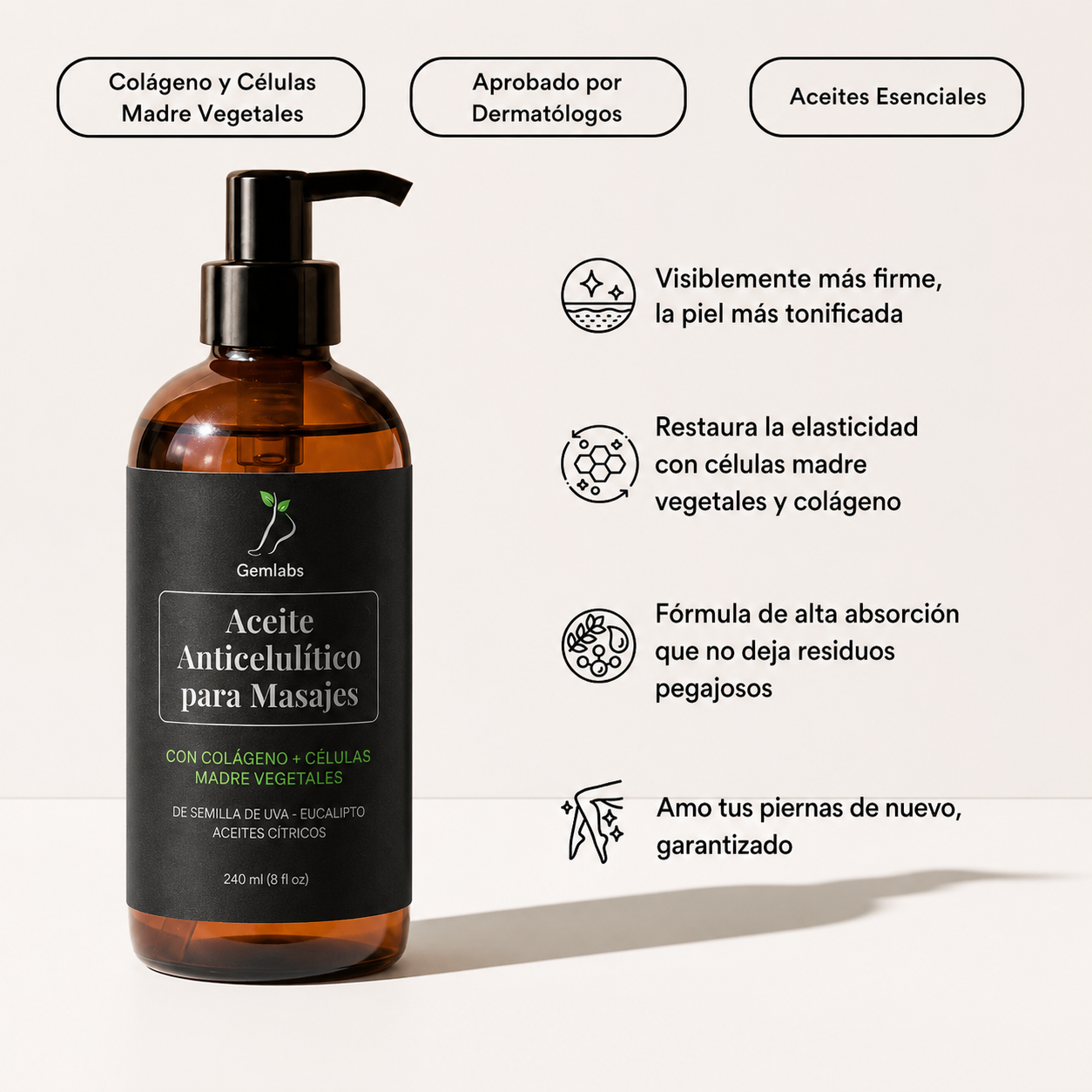 Aceite de masaje anticelulítico