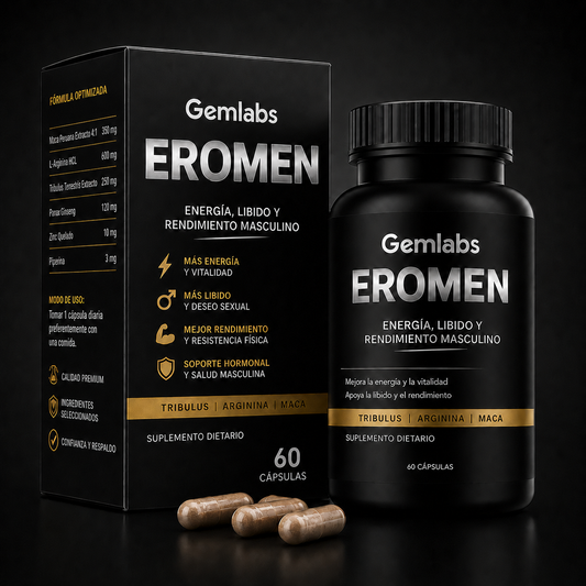 EROMEN |Testosterona natural y soporte para el rendimiento masculino
